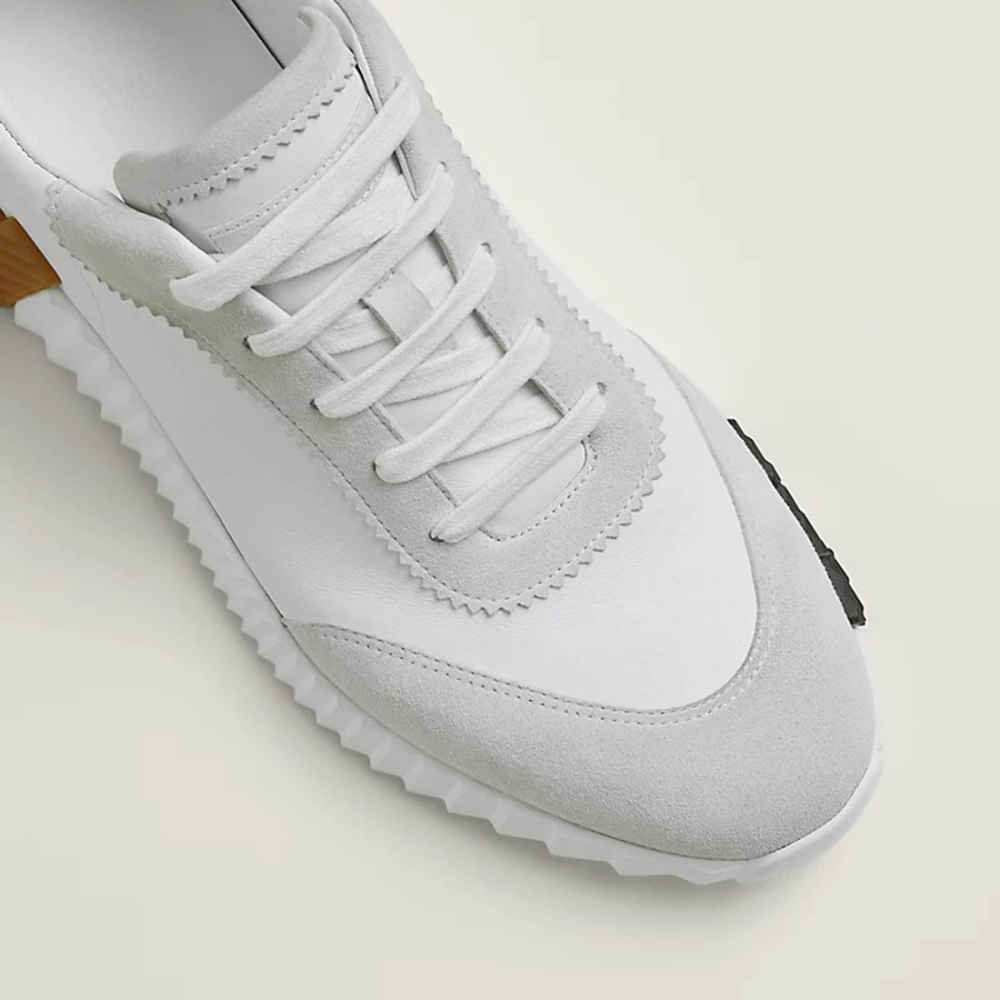 Hermes White Bouncing Premium Sneaker-thumb-5