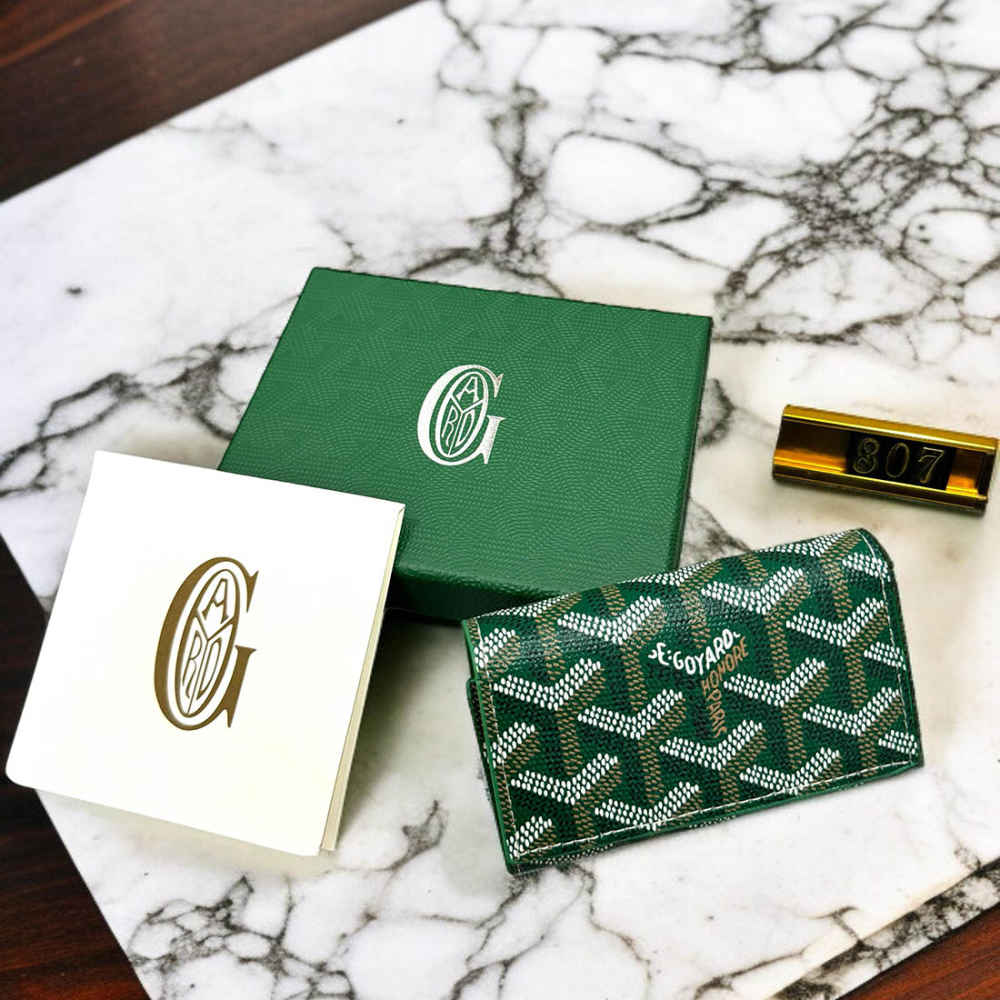 Goyard Green Premium Key Holder Wallet-2