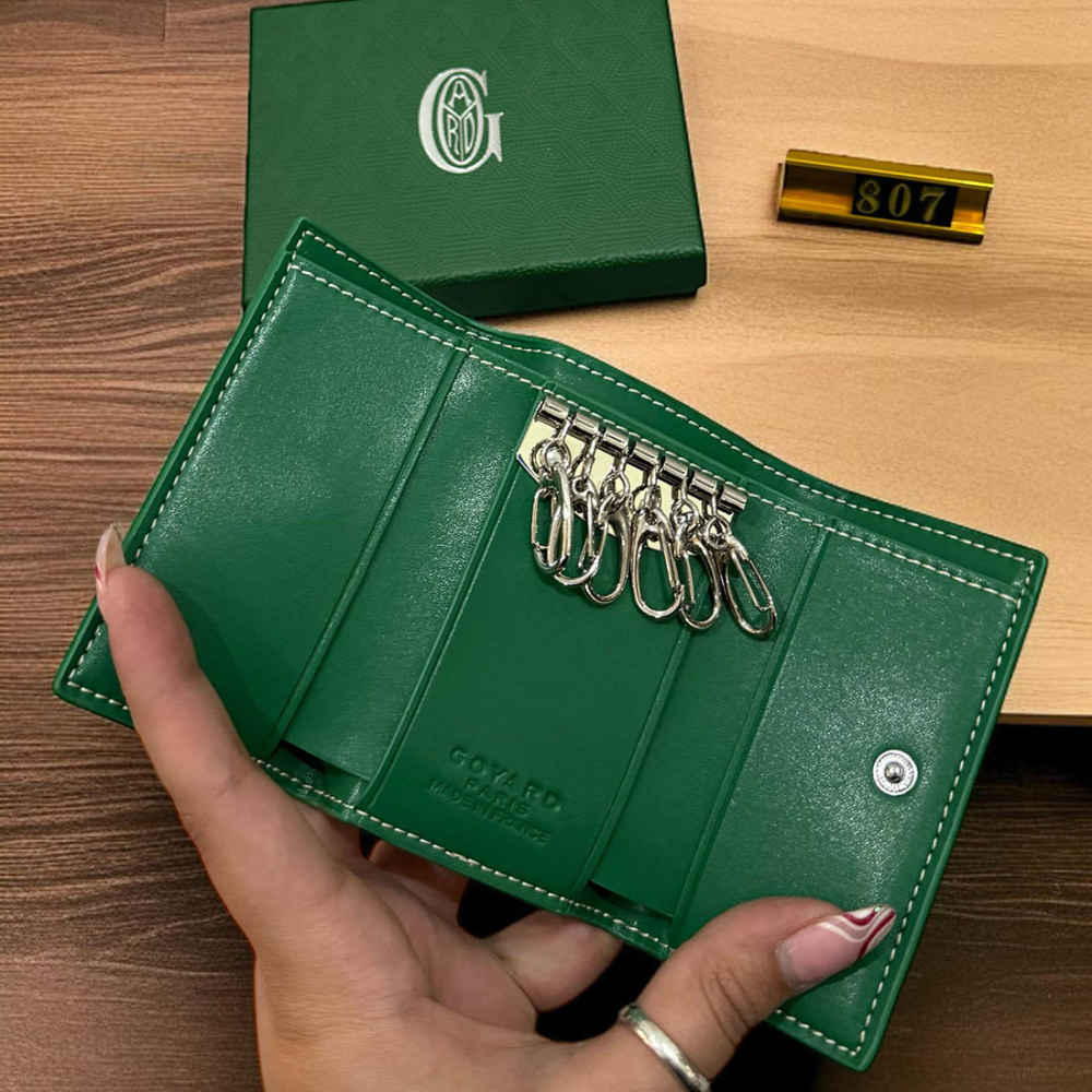 Goyard Green Premium Key Holder Wallet-1