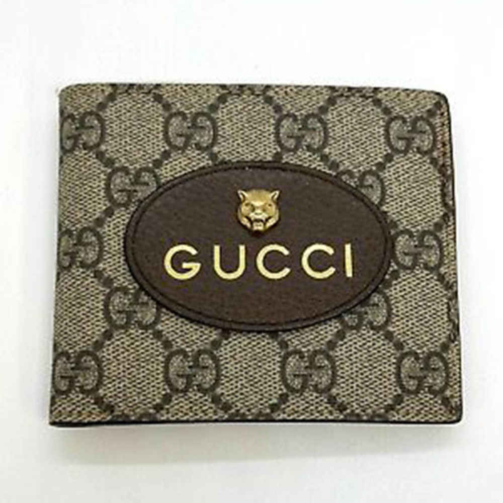 Gucci Brown Premium Compact Wallet-thumb-2