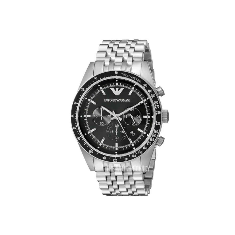 Emporio Armani Analog Black Dial Men's Watch AR5988-thumb-0