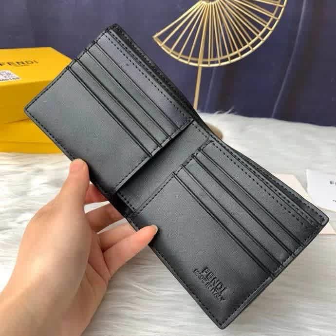 Fendi Black Premium Compact Wallet-1