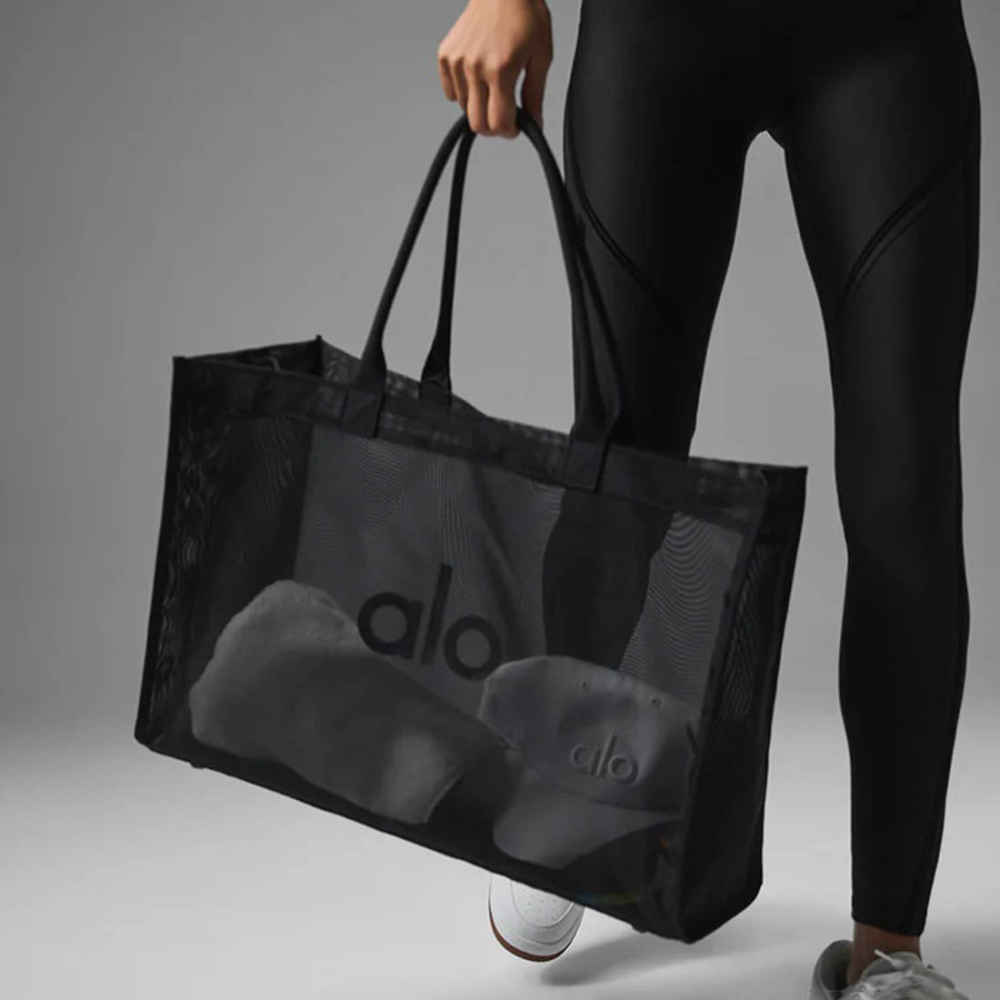 Alo Sheer Black Tote Bag-3