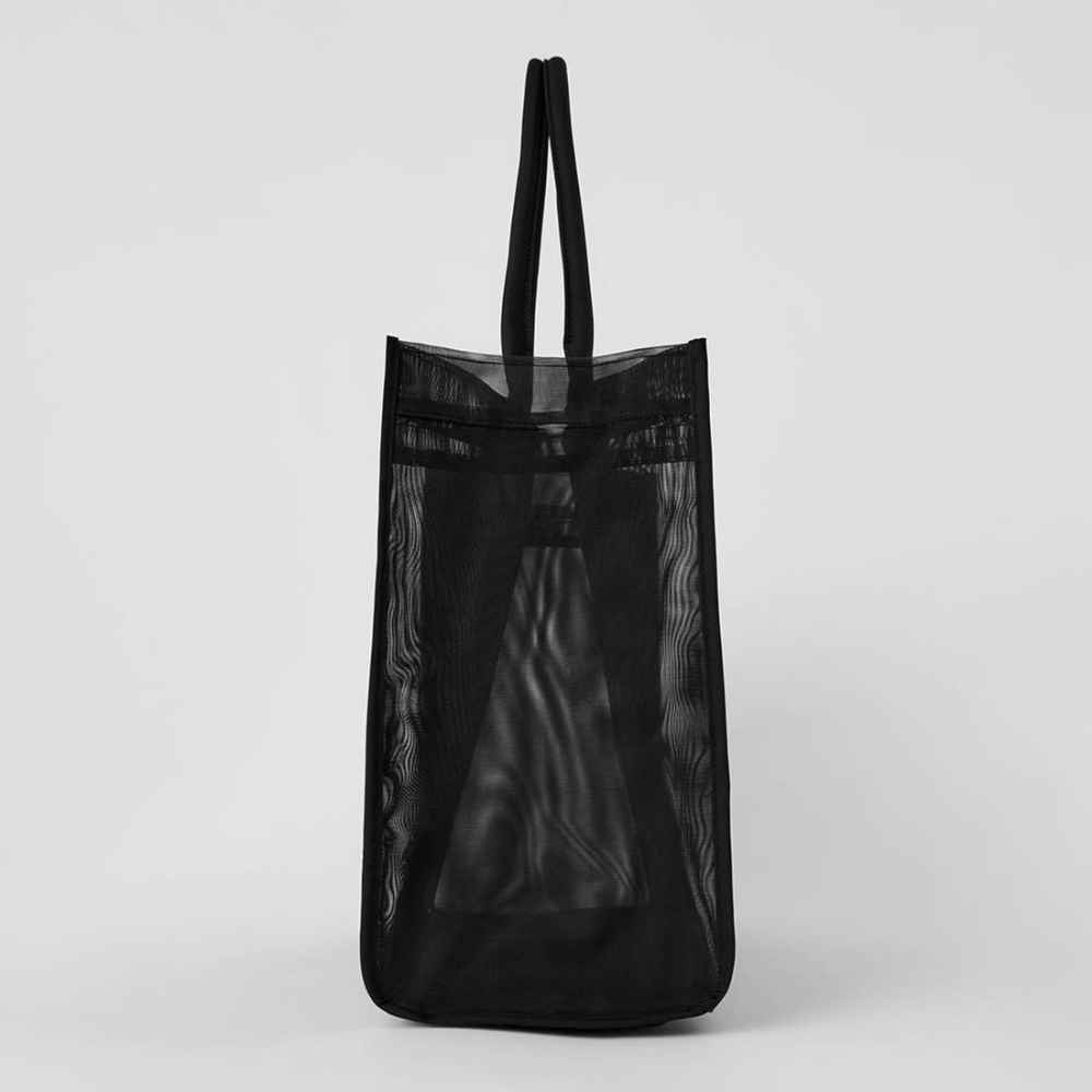 Alo Sheer Black Tote Bag-1