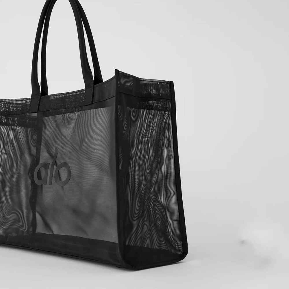 Alo Sheer Black Tote Bag-2