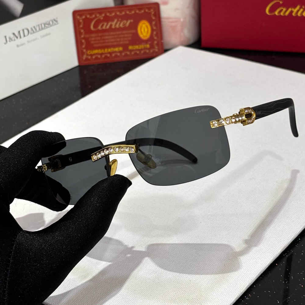 Cartier Black Premium Sunglasses-1