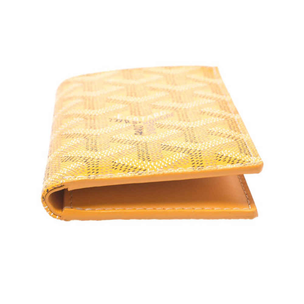 Goyard Saint-Pierre Yellow Pocket Organiser Wallet-3