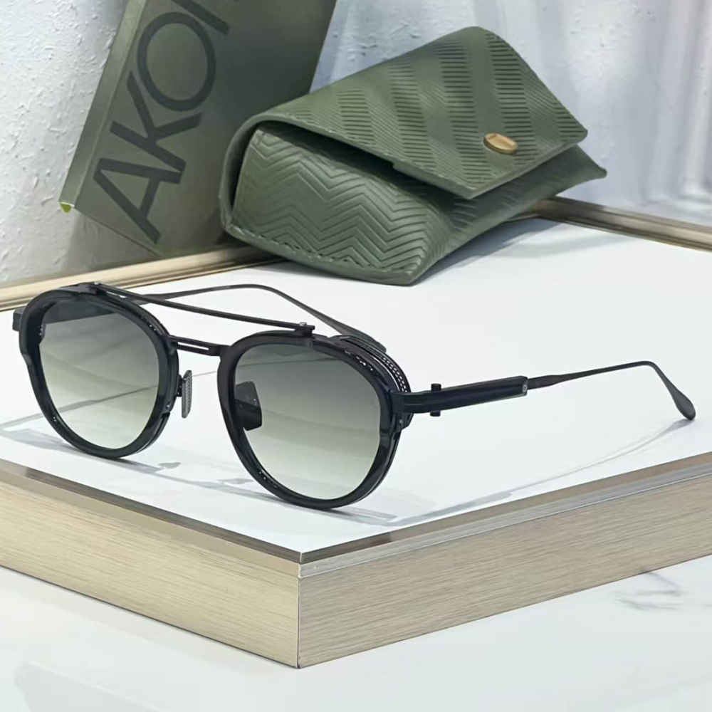 Akoni Herculas Black Luxury Sunglasses-thumb-0