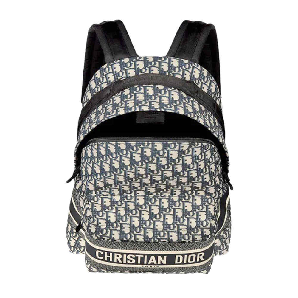 Dior Oblique Black Backpack-thumb-3