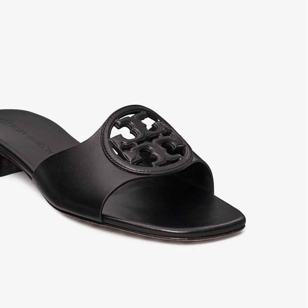 Tory Burch Bombé Miller Black Slide Sandals-2