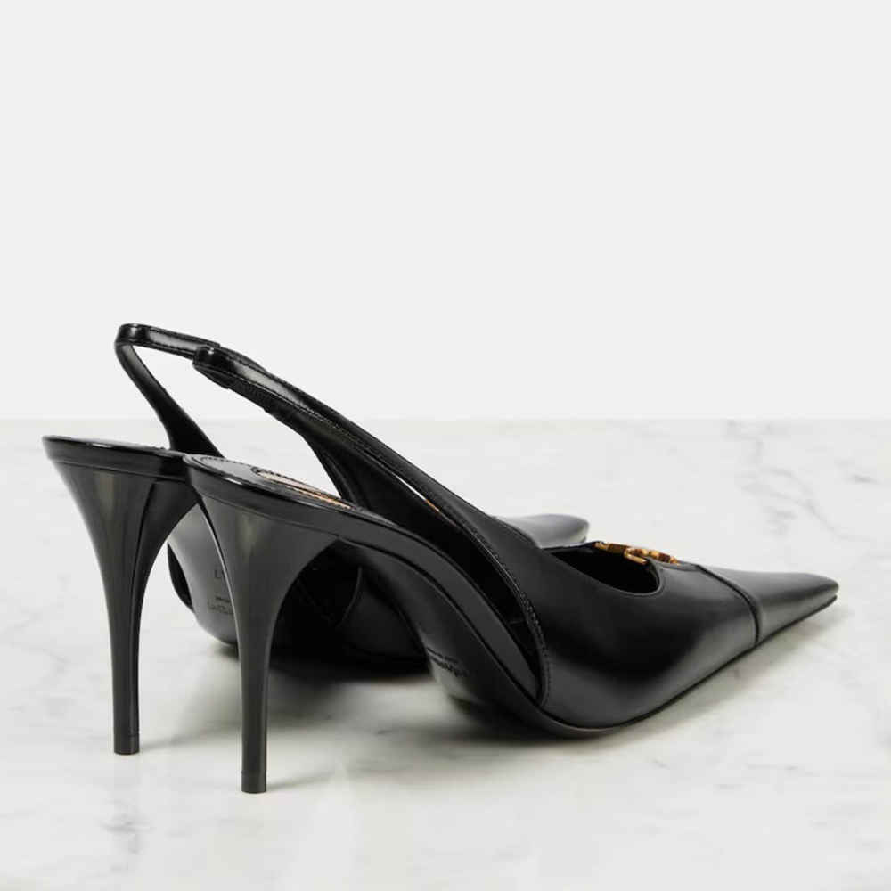 Saint Laurent Babylone Breteuil Slingback Pumps-3