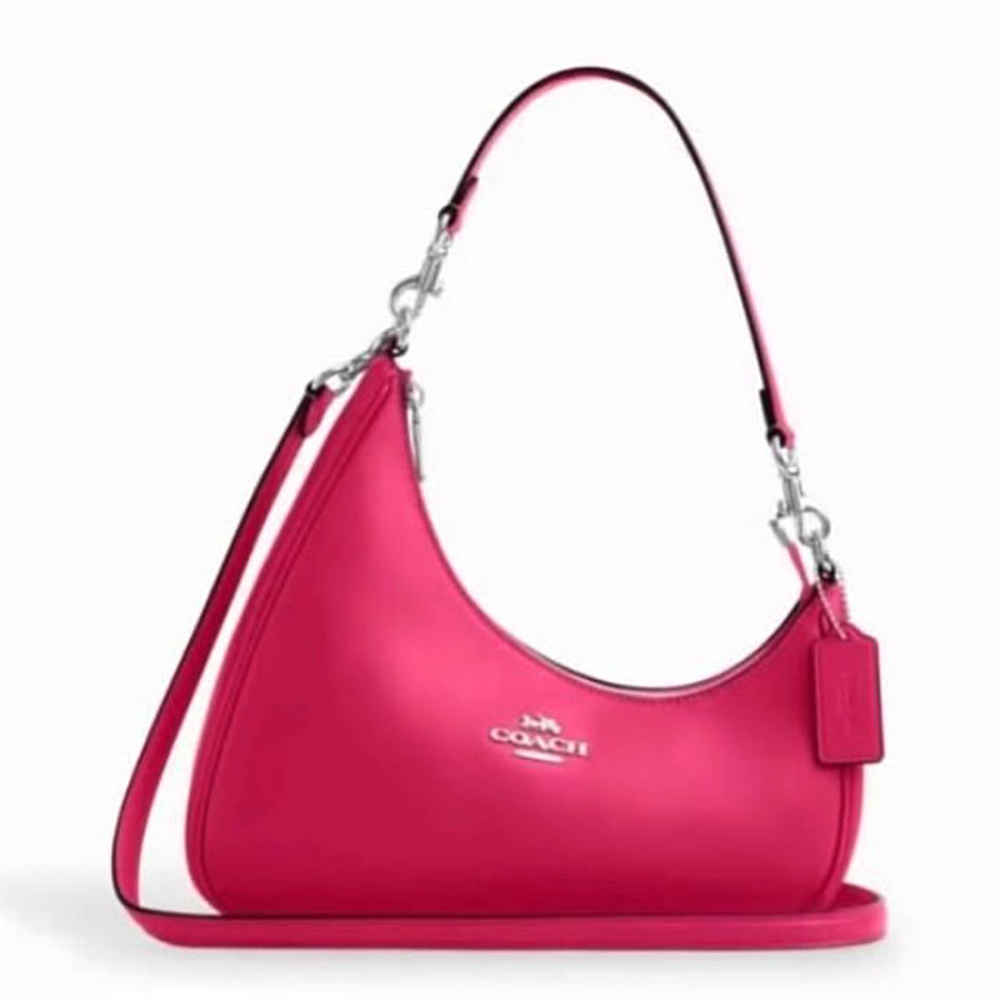 Coach Teri Twisted Pink Shoulder Bag-5