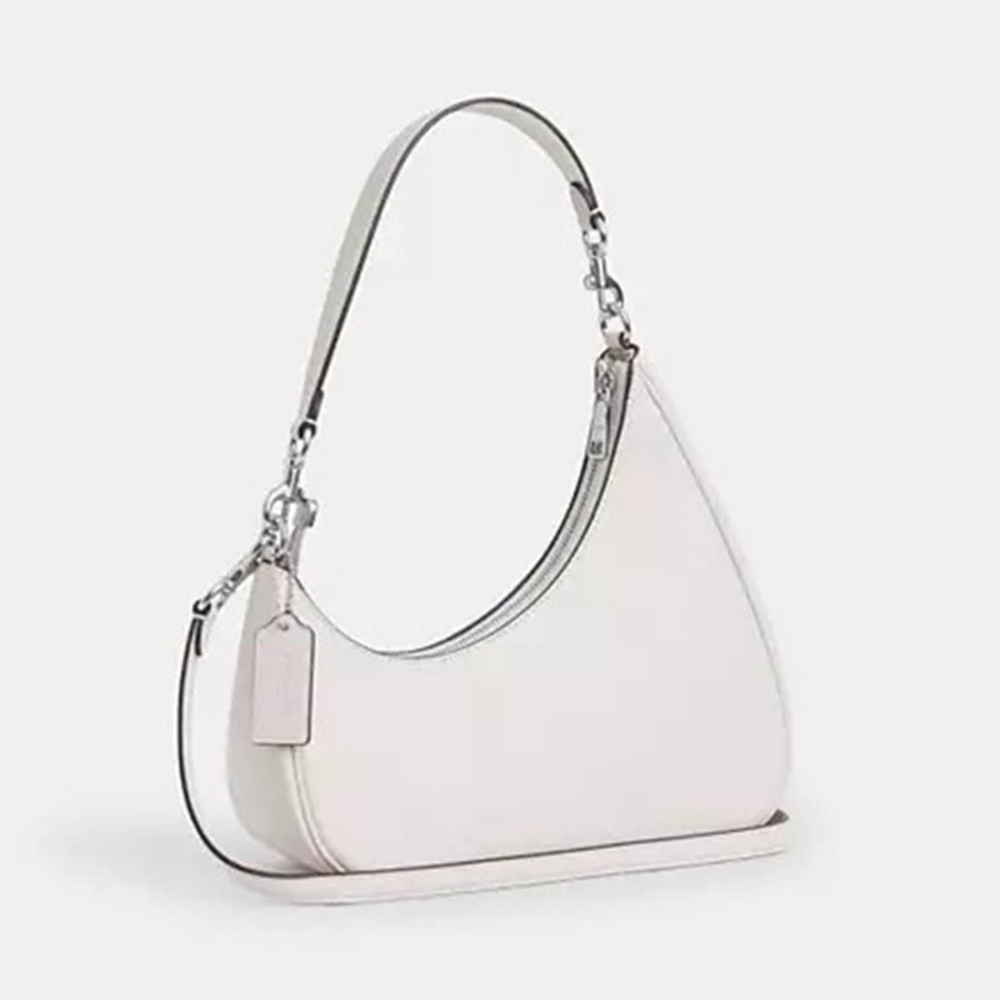 Coach Teri Twisted White Shoulder Bag-1