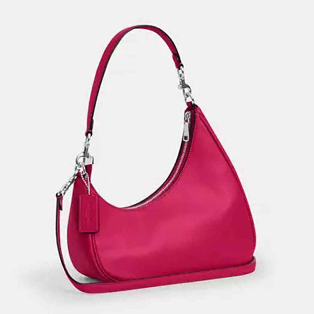 Coach Teri Twisted Pink Shoulder Bag-1