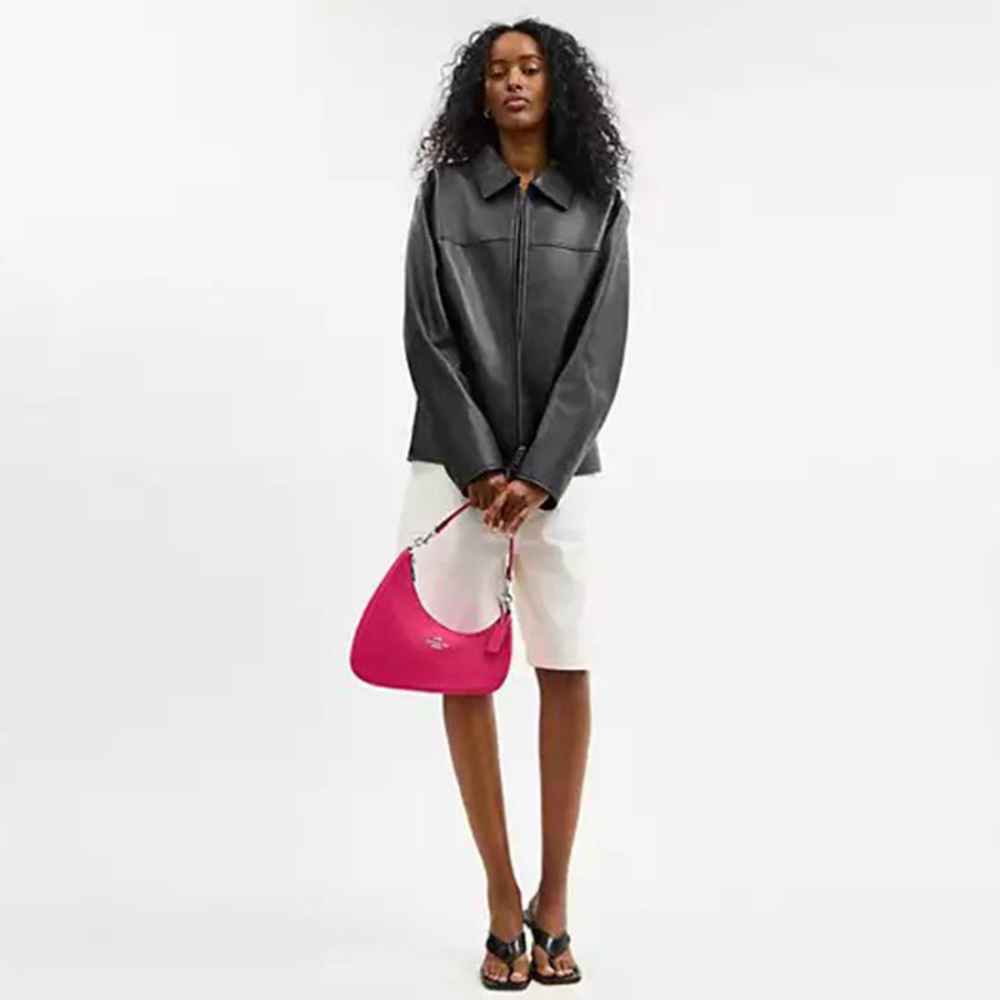 Coach Teri Twisted Pink Shoulder Bag-3