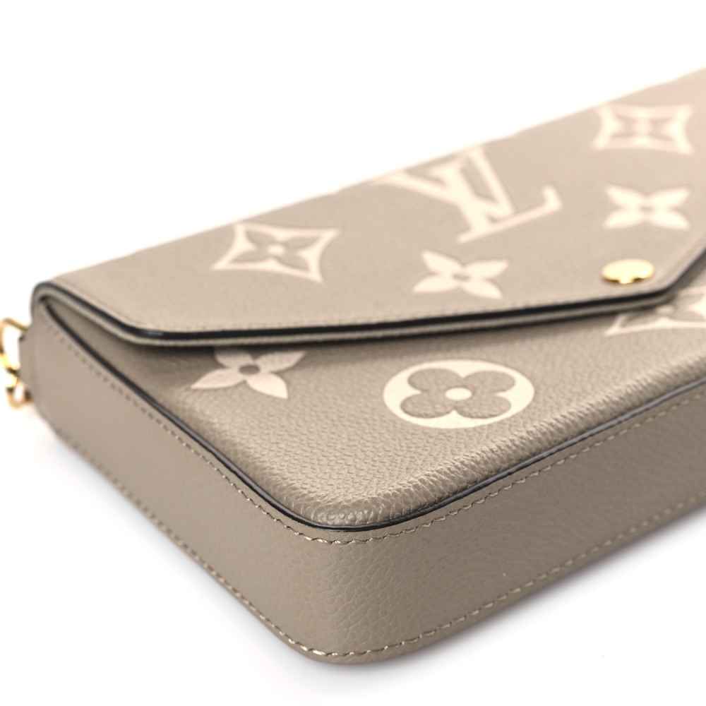 Louis Vuitton Felicie Beige & White Shoulder Bag-5