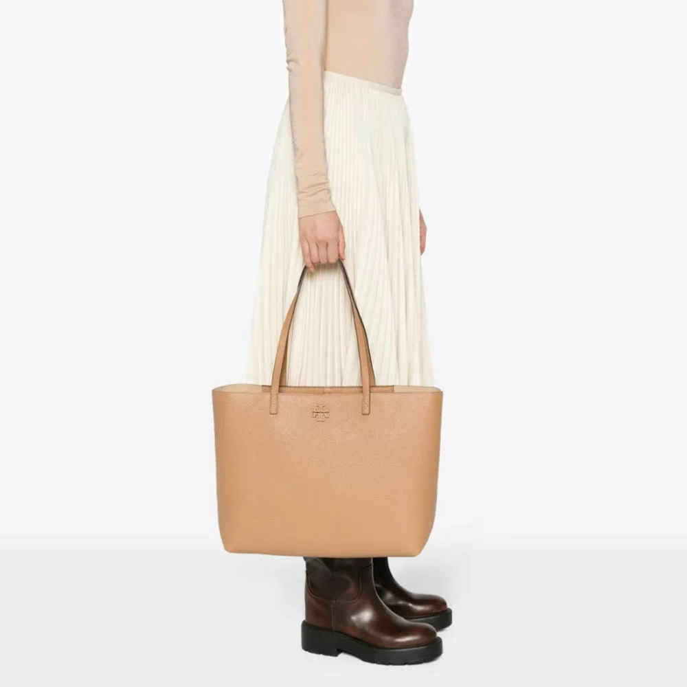 Tory Burch Mc Graw Brown Tote Bag-2