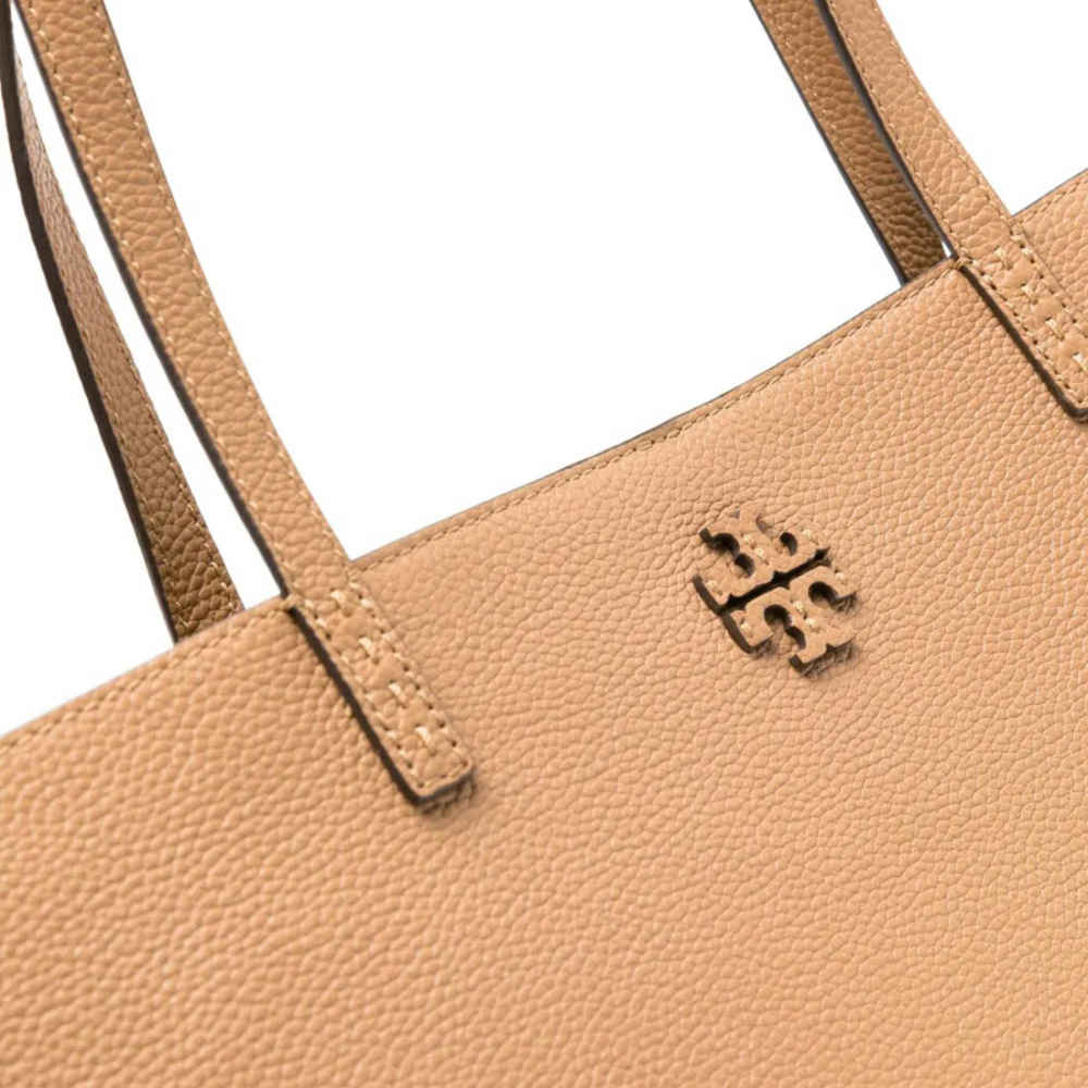 Tory Burch Mc Graw Brown Tote Bag-3