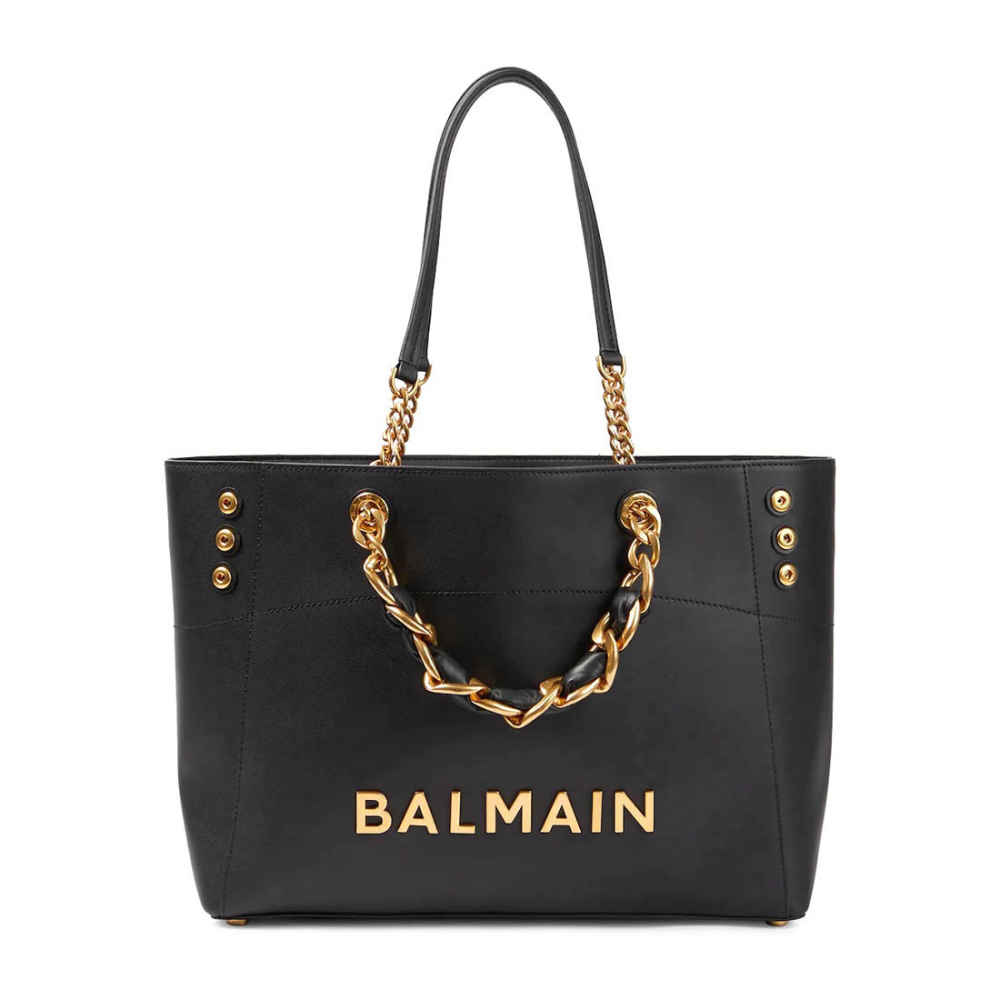 Balmain Premium Black Tote Bags-thumb-0