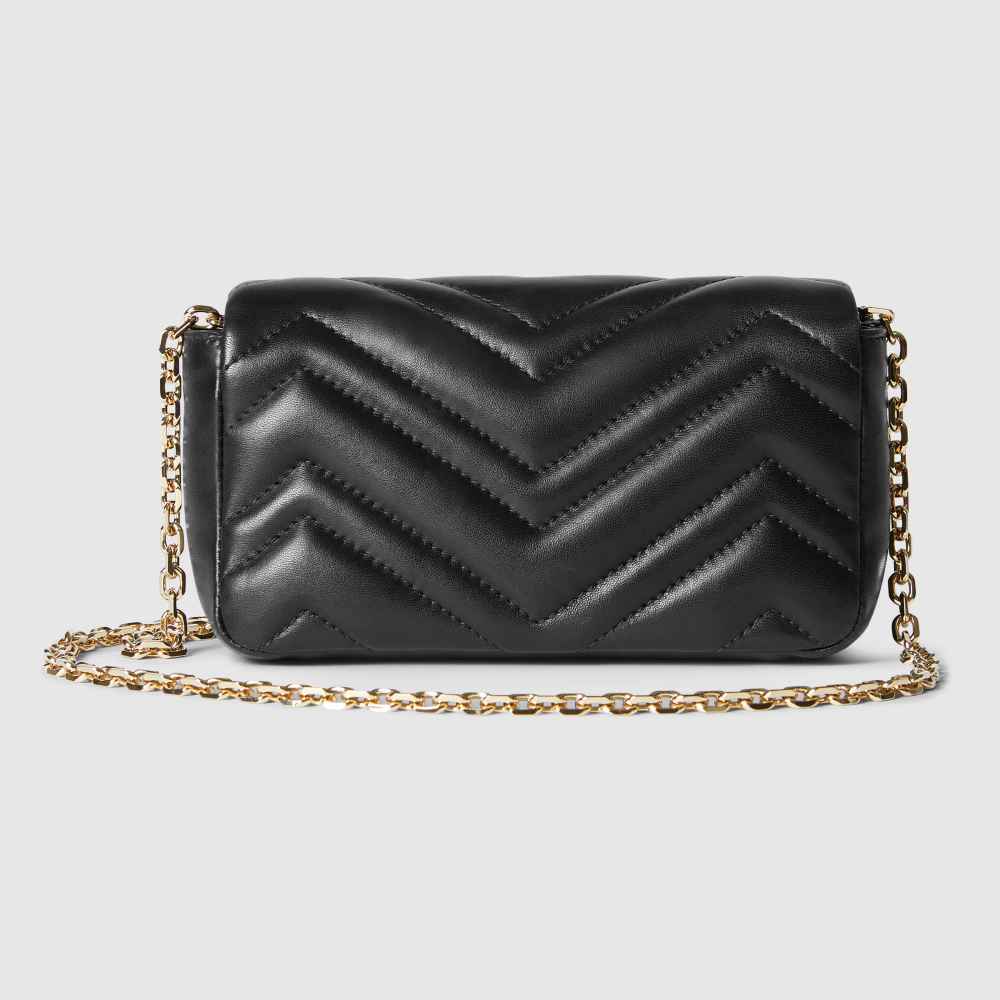 Gucci Matelasse Super Mini GG Black Sling Bag-2