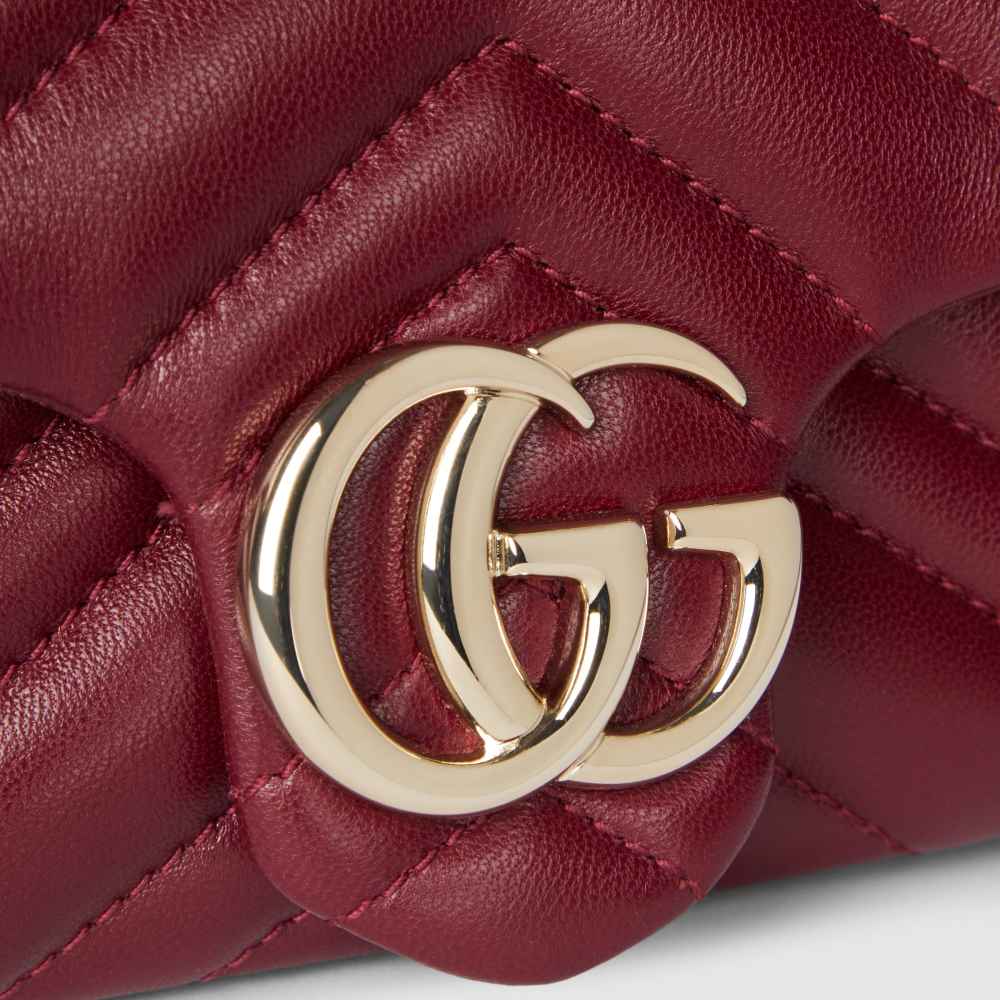 Gucci Matelasse Super Mini GG Wine Sling Bag-4