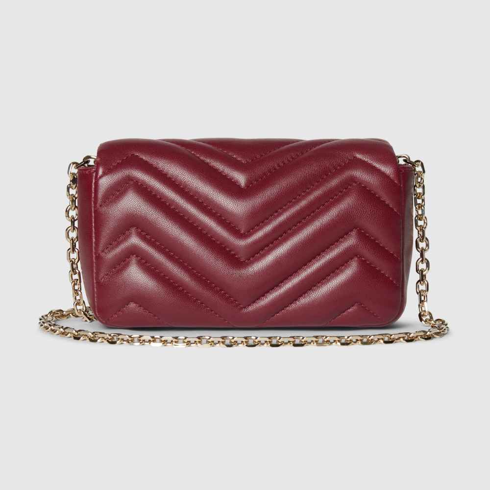 Gucci Matelasse Super Mini GG Wine Sling Bag-2