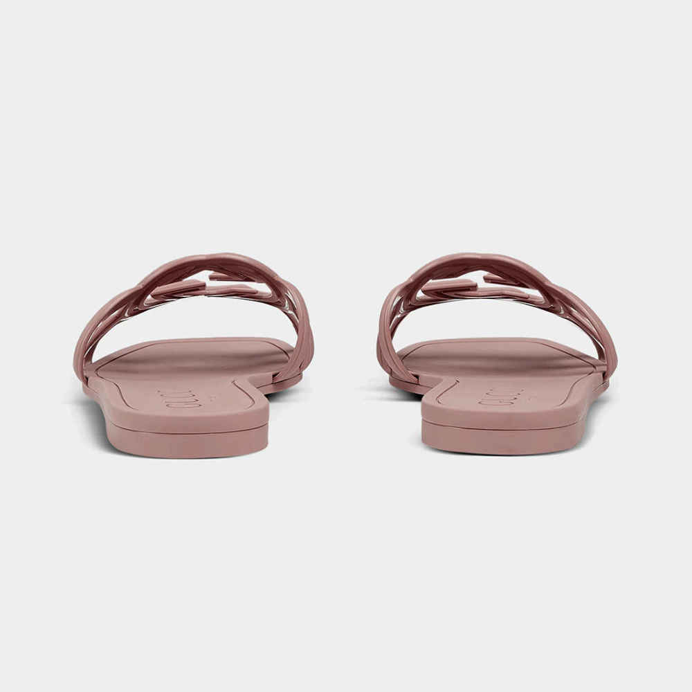 Gucci Beige Women's Interlocking G slide sandal-3