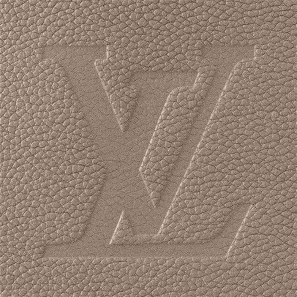 Louis Vuitton Solid Shades Embossed Neverfull Beige Tote Bag-4