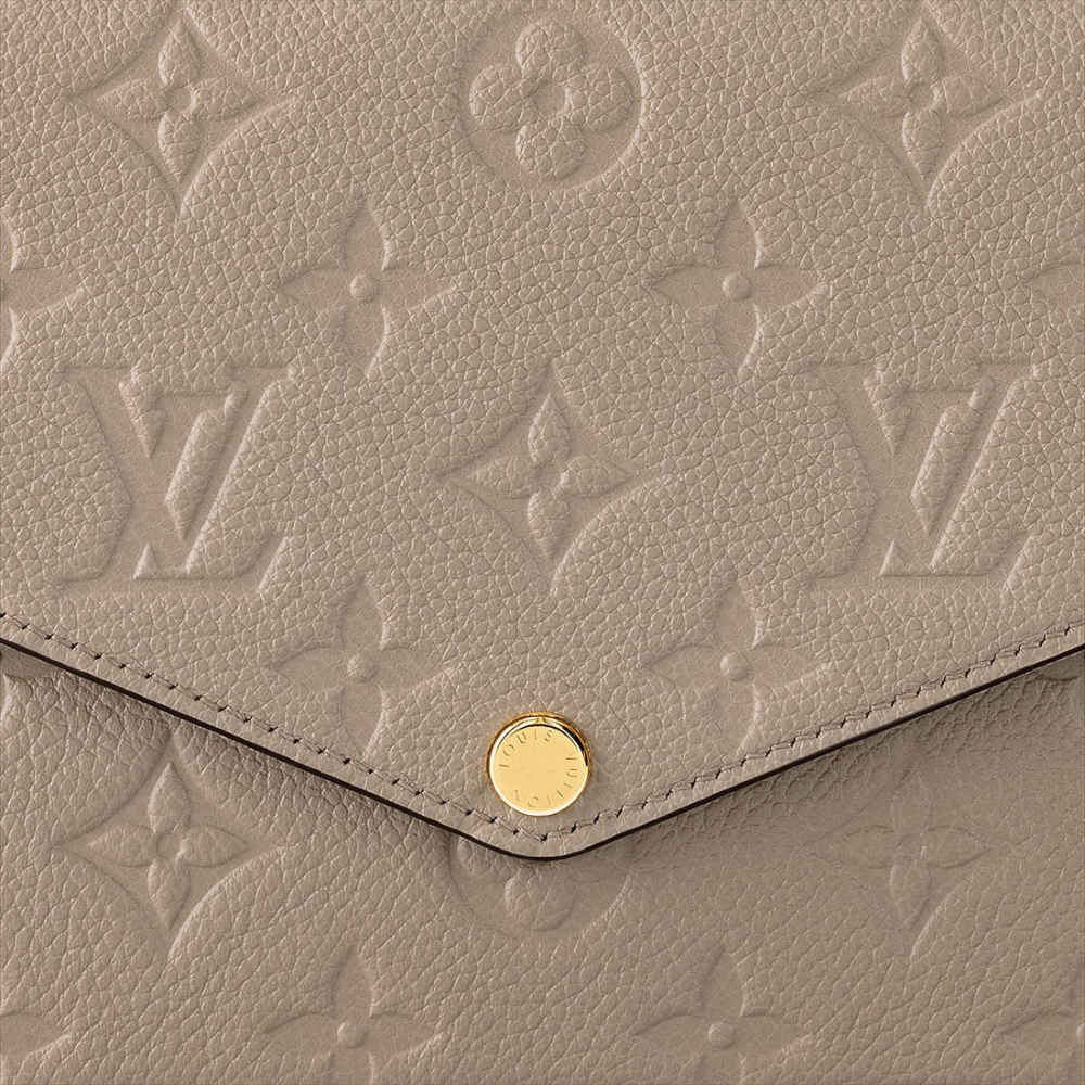 Louis Vuitton Felicie Beige Shoulder Bag-5
