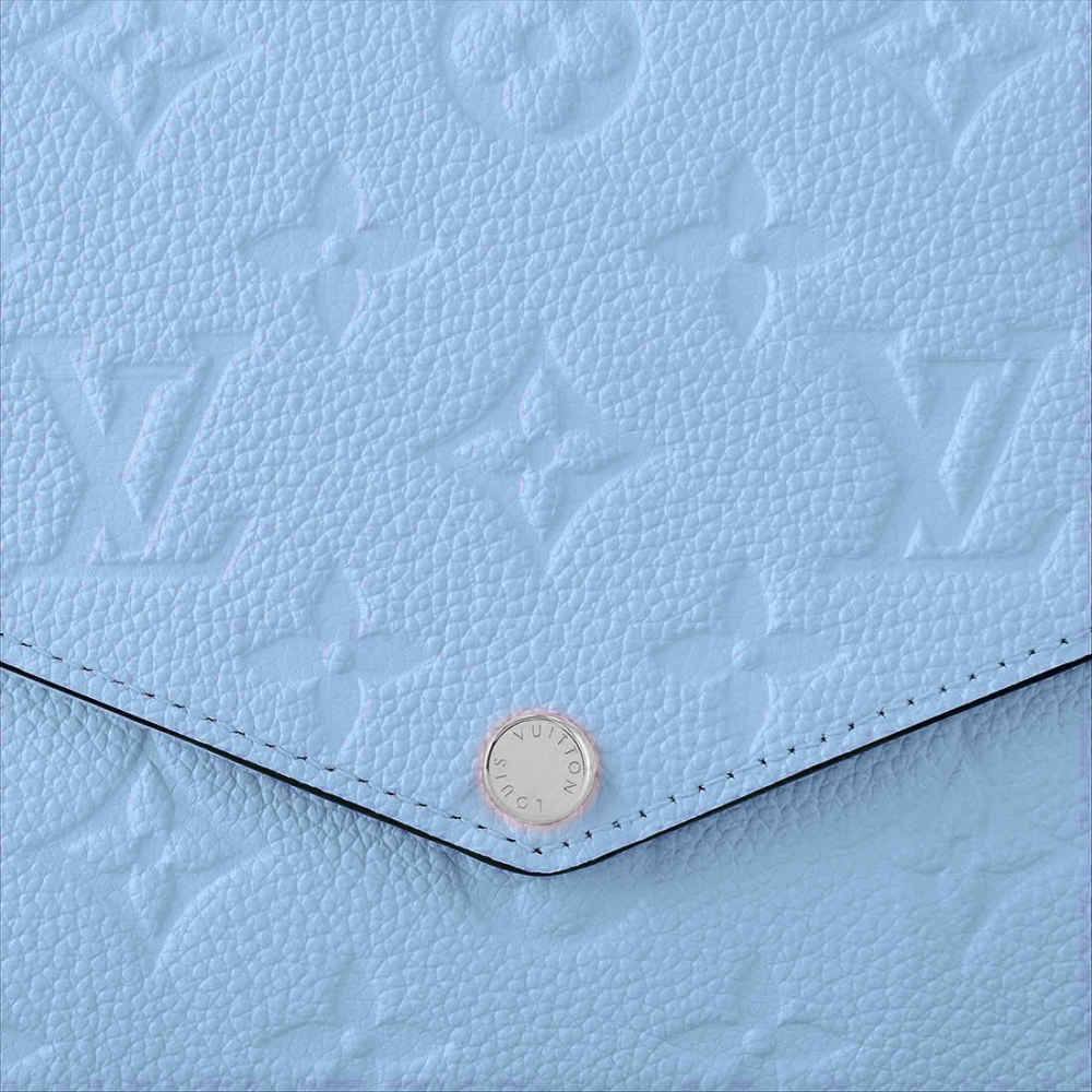 Louis Vuitton Felicie Blue Shoulder Bag-thumb-5