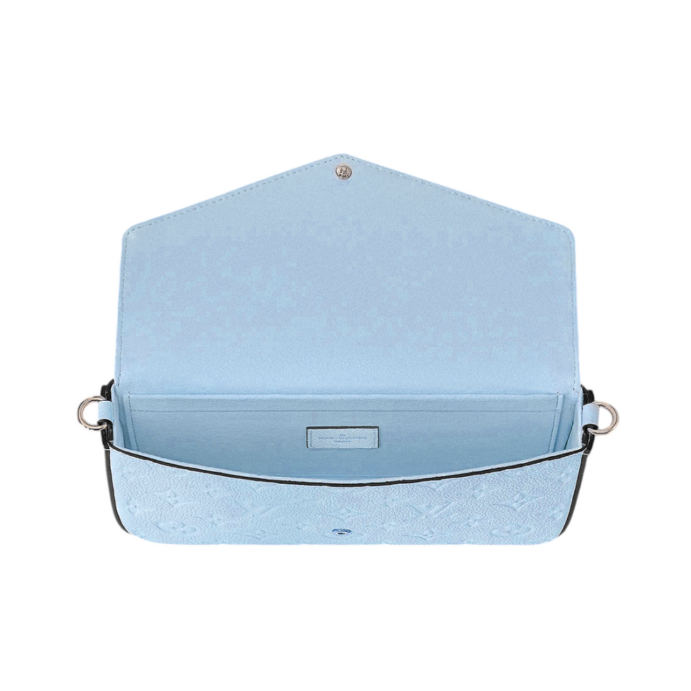 Louis Vuitton Felicie Blue Shoulder Bag-thumb-3