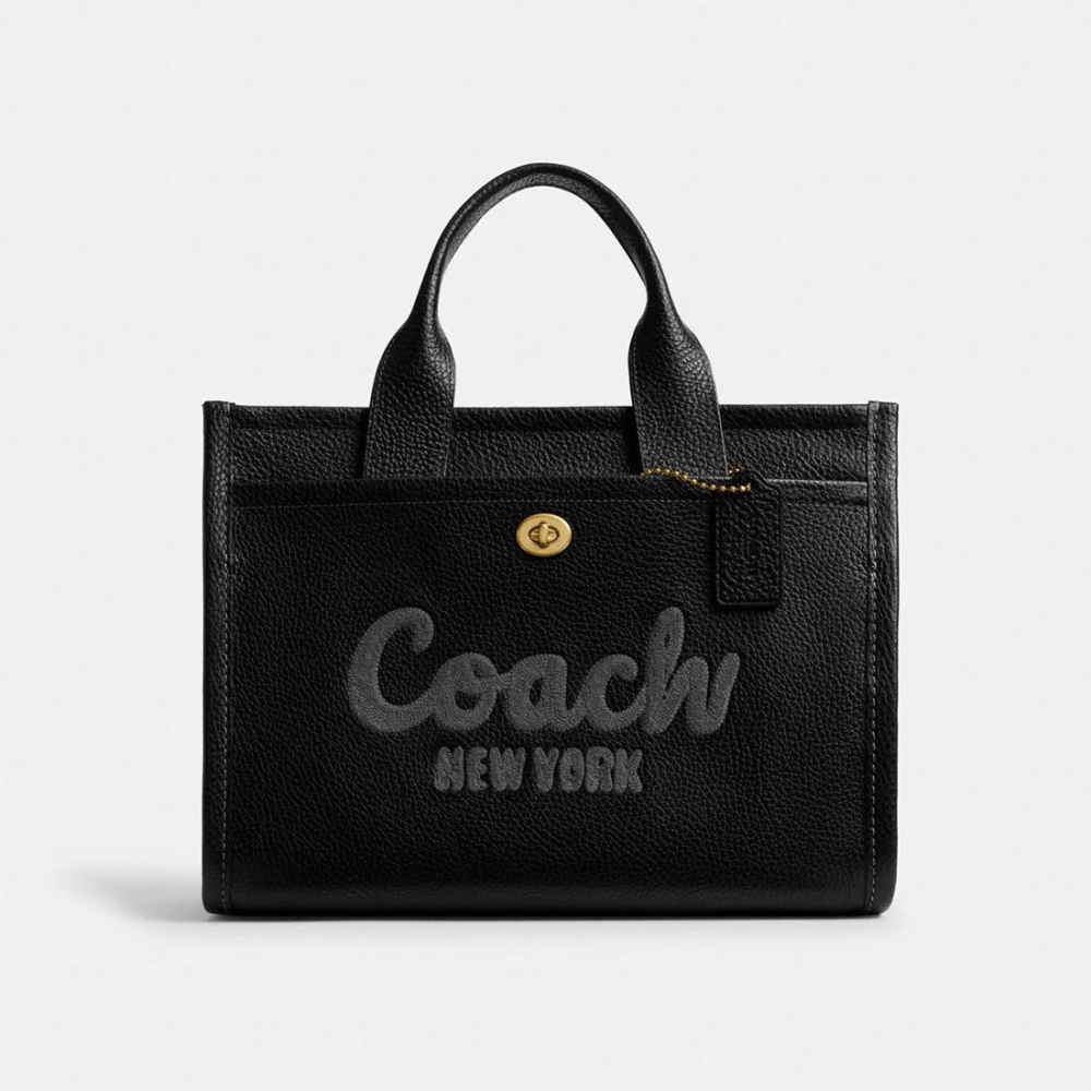 Coach Cargo 26 Black Tote Bag-thumb-0