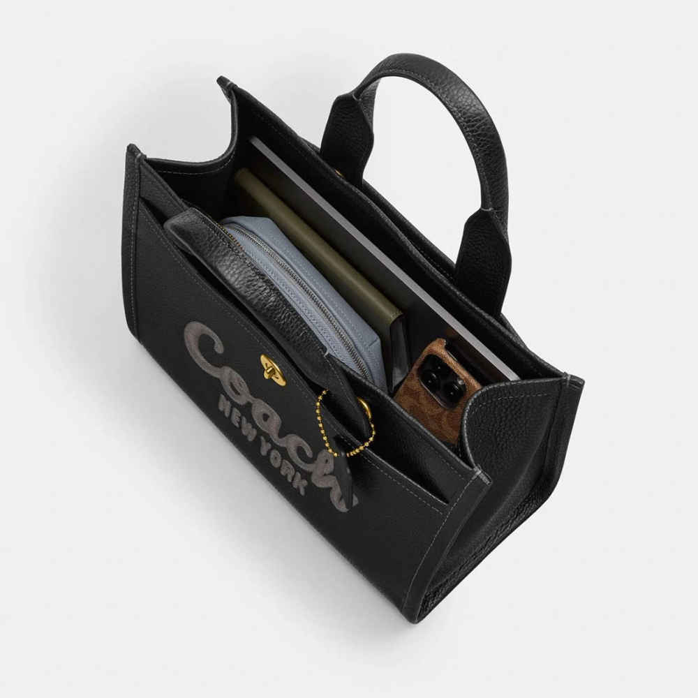Coach Cargo 26 Black Tote Bag-thumb-3