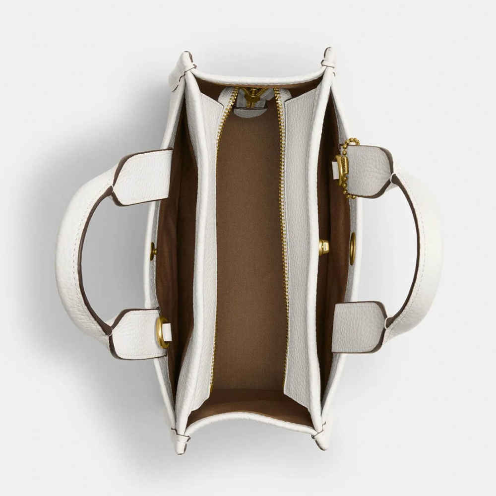 Coach Cargo 26 White Tote Bag-thumb-4