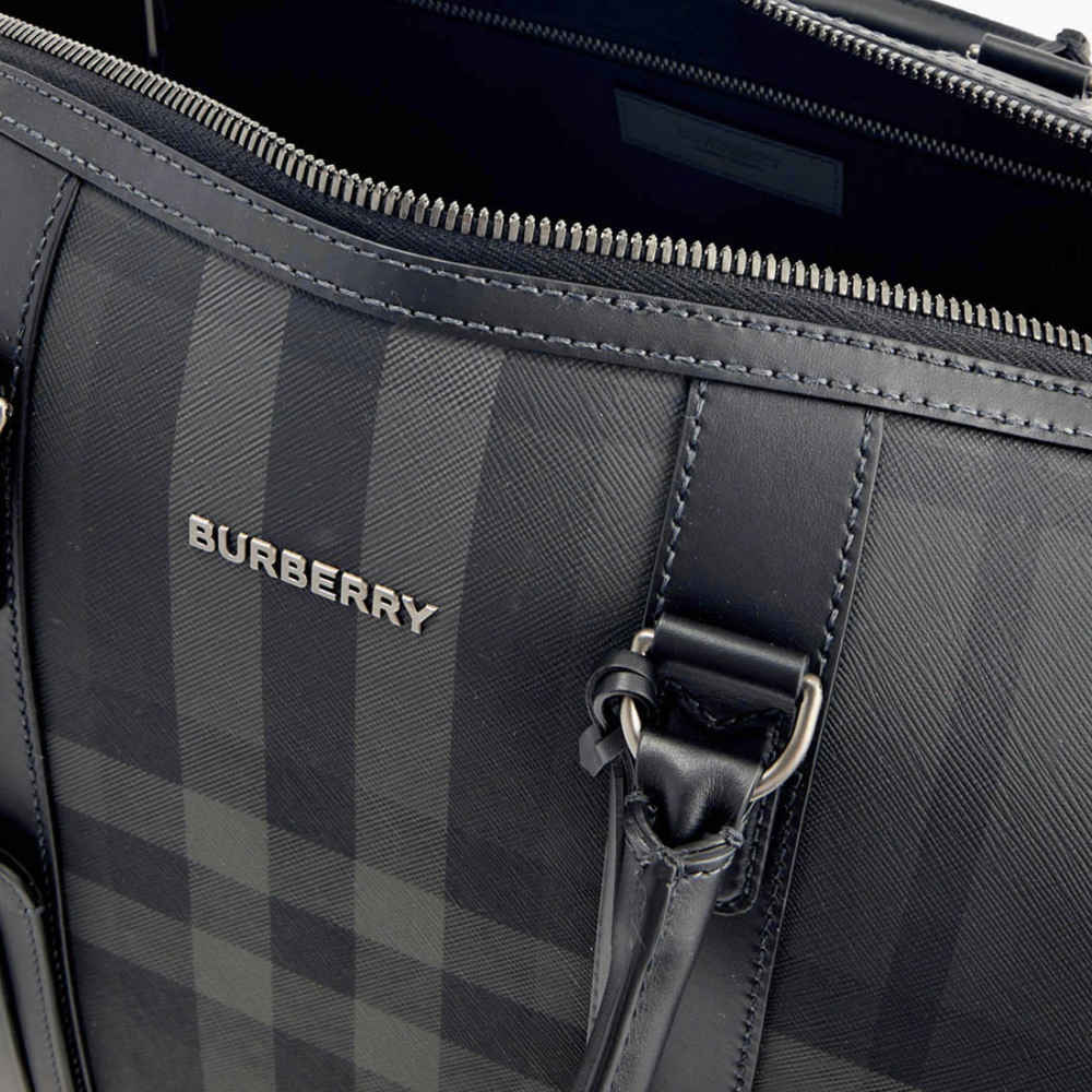 Burberry Boston Black Duffle Bag-3