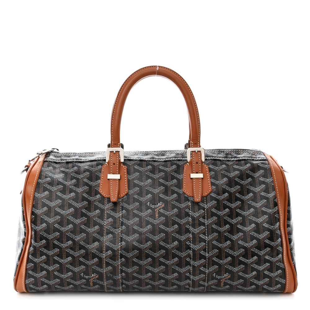 Goyard Boeing 55 Brown Duffle Bag-thumb-0