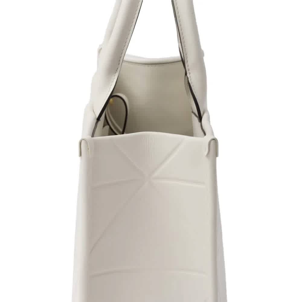 Prada Symbole Bag Large White Leather Bag-thumb-5