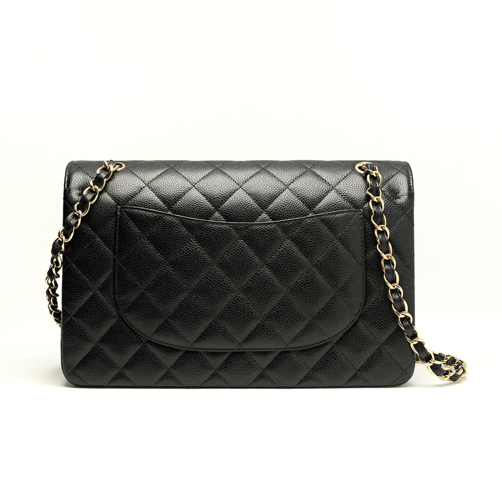 Chanel Jumbo Classic Black Flap Bag-2