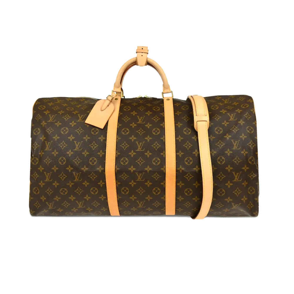 Louis Vuitton Keepall Bandouliére 50 Monogram Canvas Duffle Bag-thumb-1