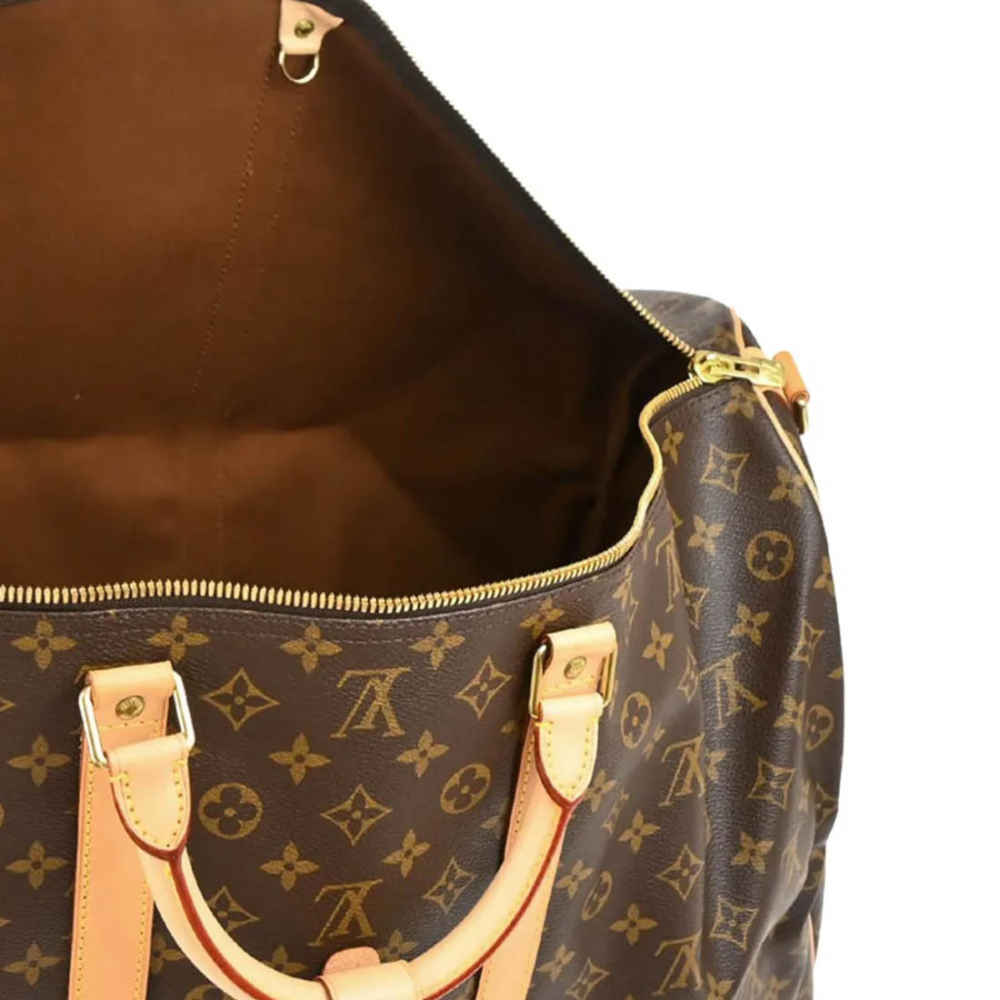 Louis Vuitton Keepall Bandouliére 50 Monogram Canvas Duffle Bag-thumb-3
