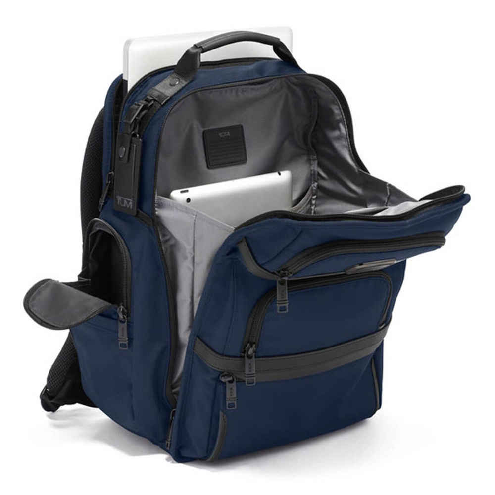 Tumi Alpha Brief Blue Backpack-2