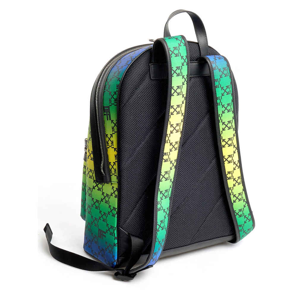 Off White Green/Yellow Premium Explorer Messenger Bag-1