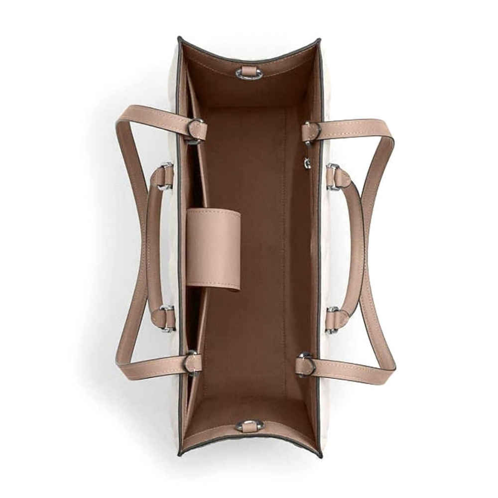 Coach Maggie Embossed White Crossbody Bag-2