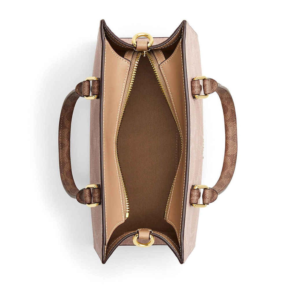 Coach Maggie Cream Tote Bag-thumb-2