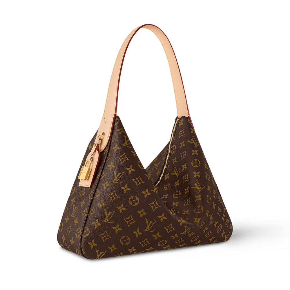 Louis Vuitton Slouchy Brown Tote Bag-thumb-1