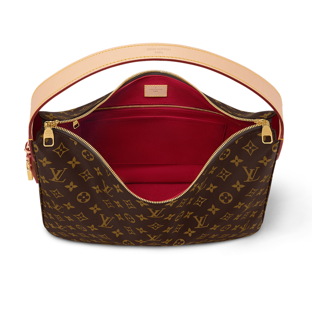 Louis Vuitton Slouchy Brown Tote Bag-thumb-2