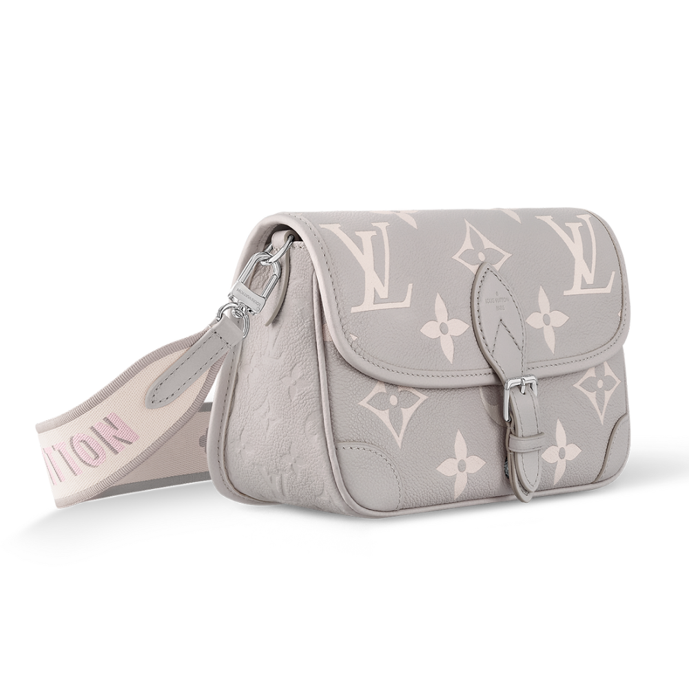 Louis Vuitton Montaigne Beige Leather Shoulder Bag-thumb-1