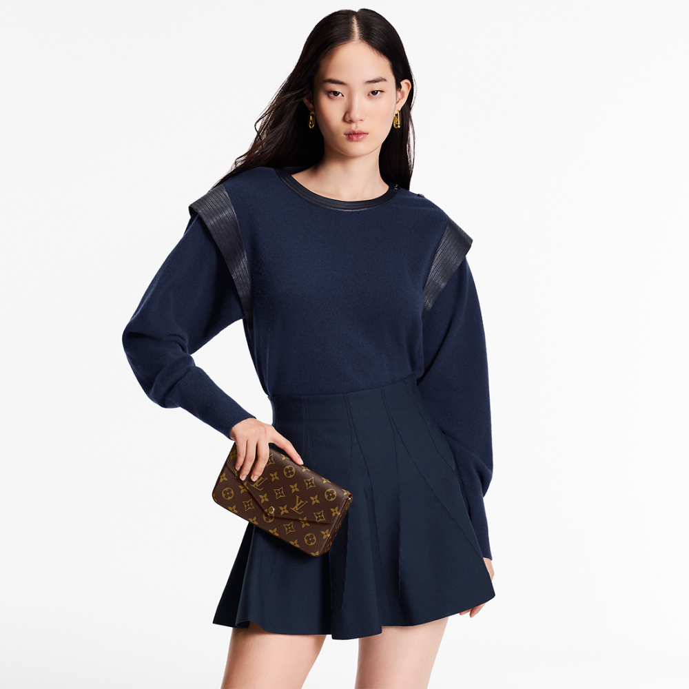 Louis Vuitton Felicie Brown Shoulder Bag-6