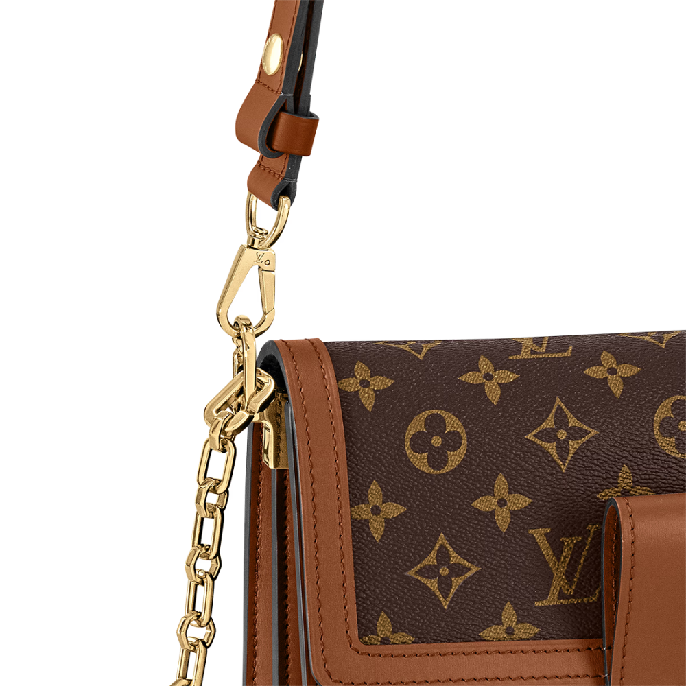 Louis Vuitton Dauphine Brown Sling Bag-6