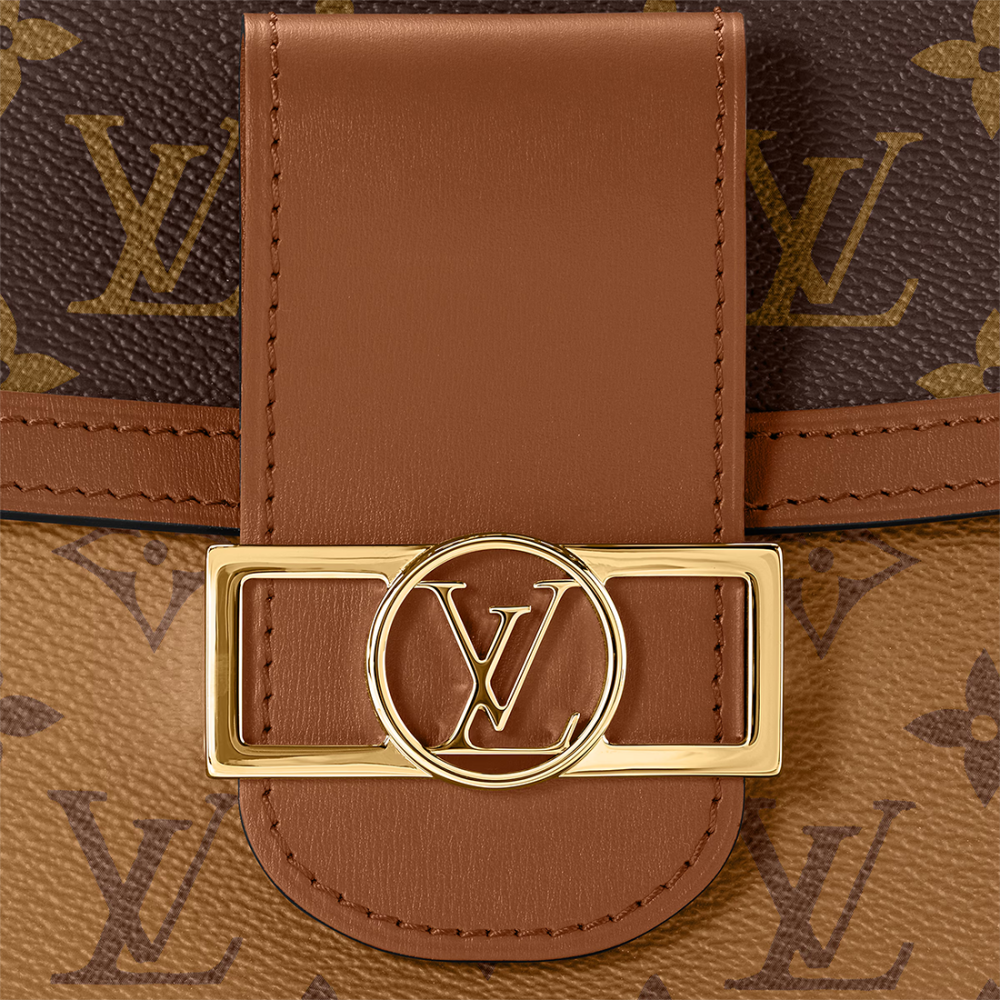 Louis Vuitton Dauphine Brown Sling Bag-5